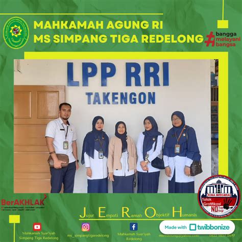 Silaturrahmi MS Simpang Tiga Redelong Dengan Radio RRI Pro 1 Takengon