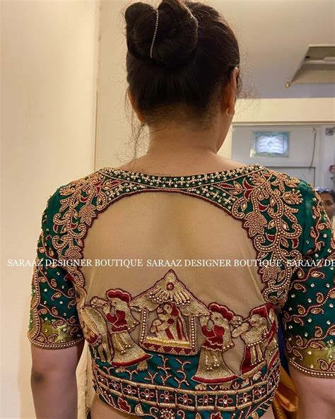 Incredible Collection Of Over Shoulder Cut Blouse Designs In Full K