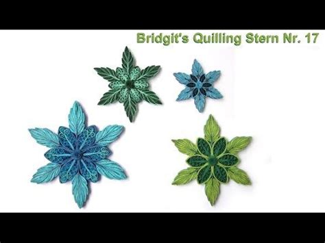 Bridgit S Quilling Stern Nr Tutorial Quilling Videos Quilling