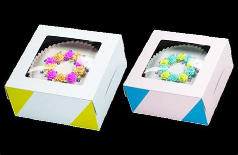 Custom Window Dessert Boxes Wholesale OXO Packaging