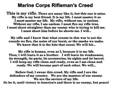 Marine Corps Creed Plaques