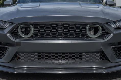 Mustang Mach 1 Style Conversion Front Bumper With Led Grille Unpainted