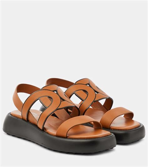 Tod's Catena leather sandals Tod's