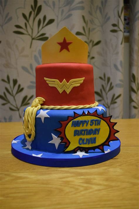 Wonder Woman Birthday Cake