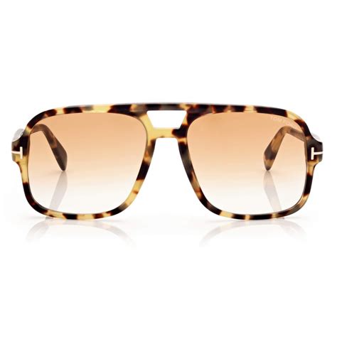 Tom Ford Falconer Sunglasses Occhiali Da Sole Pilota Havana