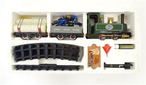 Sold Price Toy A Mamod Model Live Steam Railway Goods Train Set Rs1 With Locomotive Wagons