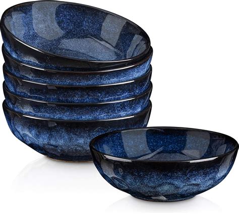 Vicrays Ceramic Salad Bowls Set For Kitchen Serving Ounce Soup