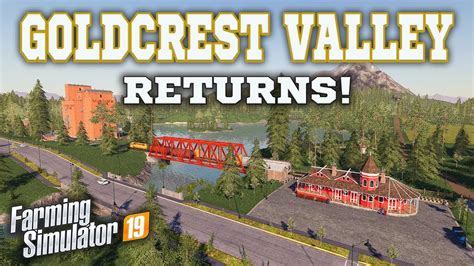 NEW Ish MOD MAP GOLDCREST VALLEY Farming Simulator 19 PS4 MAP TOUR