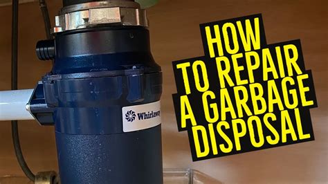 How To Repair A Garbage Disposal Youtube