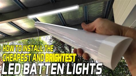 Replace Old Fluro Batten Lights With These New Cheap Super Bright Led