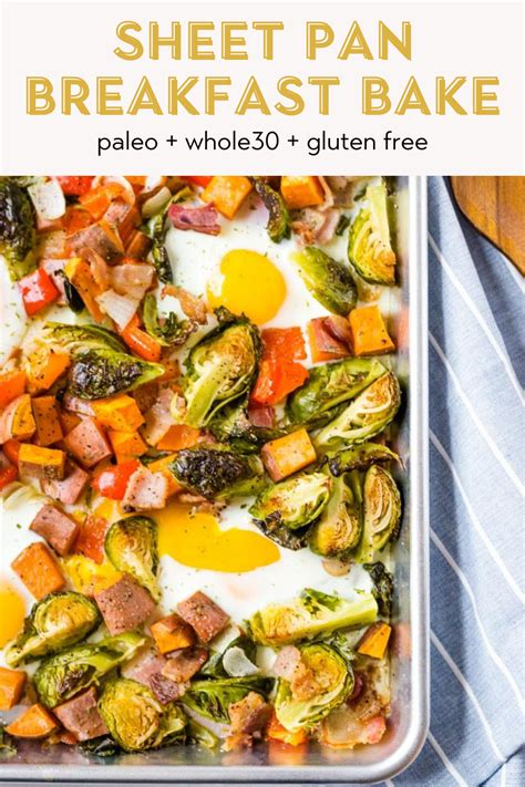 Sheet Pan Breakfast Paleo Whole30 The Healthy Consultant