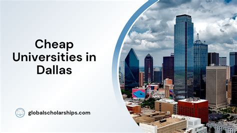 5 Cheapest Universities in Dallas for International Students - Global ...