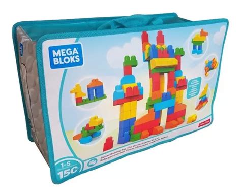 Brinquedo Educativo Sacola De 150 Blocos Construção Mattel Frete grátis