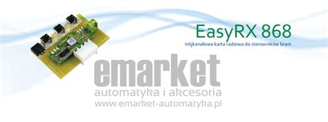 Karta radiowa EASY RX 868 3 kanałowa DTM eMarket automatyka