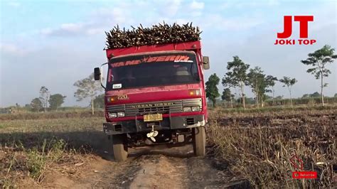 Truck Nissan Diesel Oleng Dilahan Tebu ~ Skill Joki Top Truck Tebu