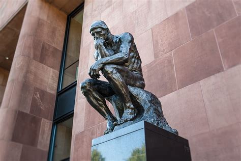 La Estatua Del Pensador Art Pensador Escultura Bielefeld