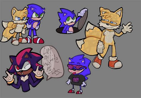 Sonic, Tails, and Shadow Fanart