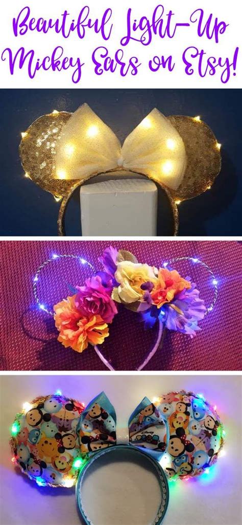 14 Amazing Light Up Mickey Ears For Your Disney Summer Disney Diy Diy Disney Ears Disney