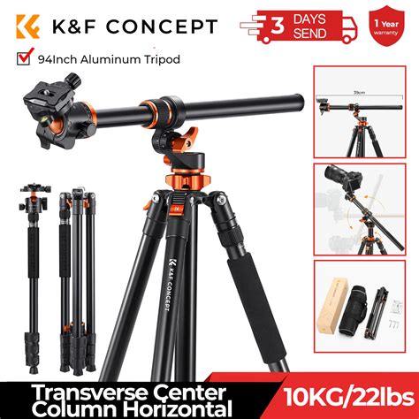 K F Concept Inch M Camera Aluminum Alloy Tripods Reversible