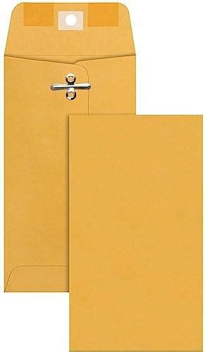 Amazon Quality Park Clasp Envelope Gummed Brown Kraft