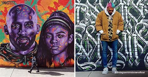 Chris Brown Shares Photo Of Kobe And Gigi Bryant S Colorful Street