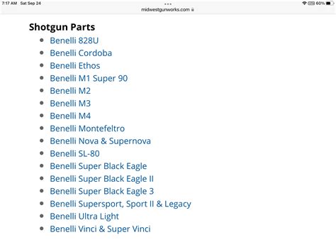 spare parts for Benelli Super Sport | Shotgun Forum