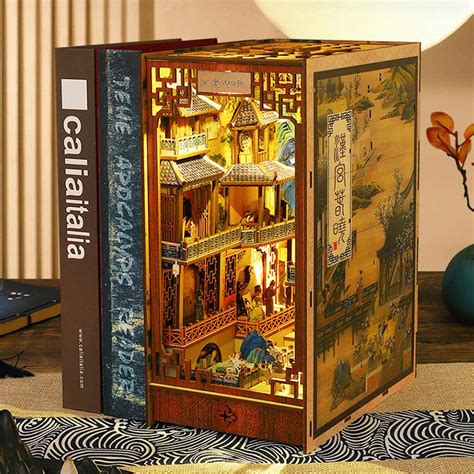 Han Palace Diy Wooden Book Nook Kit Fifijoy