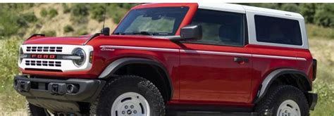 Side Profile Of A Ford Bronco