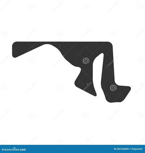 Maryland Black Outline Map. State Of USA Vector Illustration