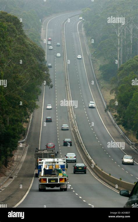 Australian Highway Driving Stock Photo Alamy