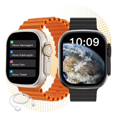 Relógio Smartwatch W69 Ultra 9 Amoled 49mm Lançamento 2024 Frete grátis