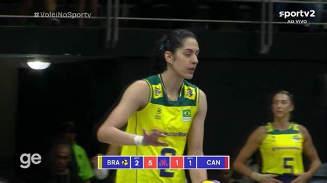 Vídeo: 4º set (6X1) - Kisy marca mais um! Brasil dispara | futebol | ge