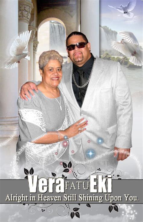 The late Vera Fatu, matriarch of the Fatu family, & her youngest son ...