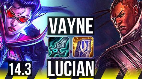 VAYNE Alistar Vs LUCIAN Maokai ADC 15 2 6 Legendary Rank 14