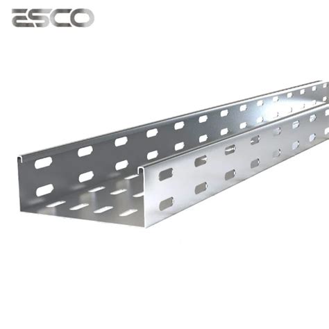 Perforated Ladder Type Steel Wire Mesh Hot DIP Pre Galvanized Trunking Cable Tray Cable Tray