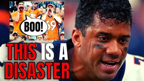 The Denver Broncos Are A DISASTER Russell Wilson Gets BOOED Lose