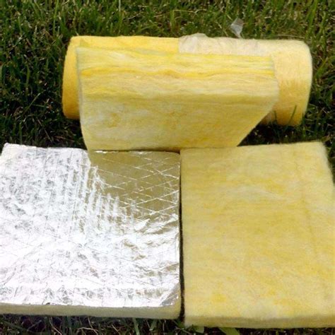 Fiberglass Insulation Blanket Glass Wool Roll With Aluminum Foil