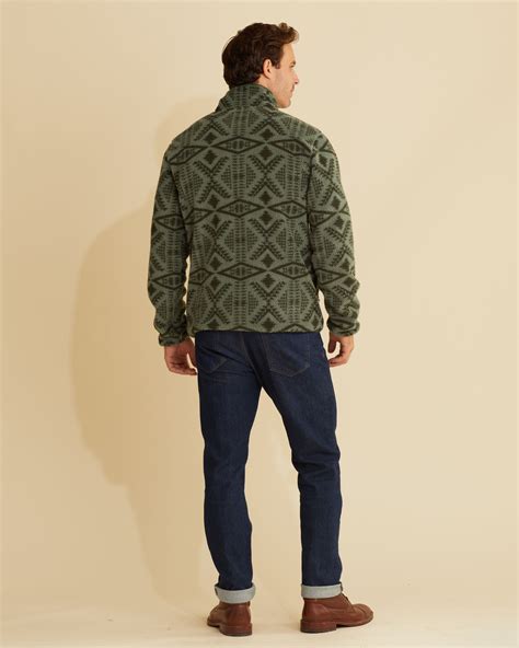 Men S Half Zip Fleece Jacket Pendleton