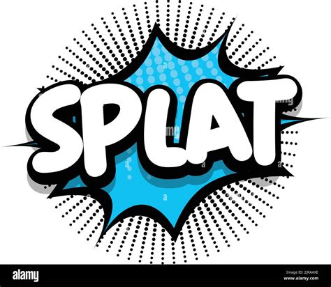 Libro De C Mic Splat El Discurso Explosi N Burbuja Vector Ilustraci N