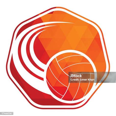 Volleyball Logo Volleyball Ball Logo Design Stock Illustration - Download Image Now - Athlete ...