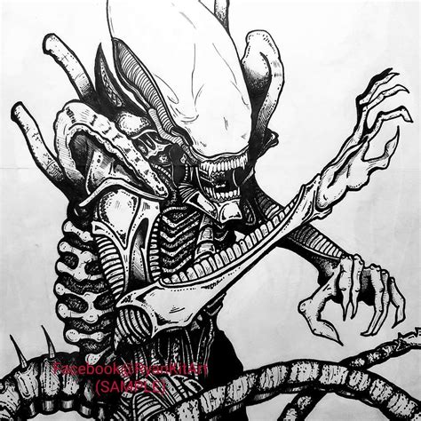 Xenomorph Sketch