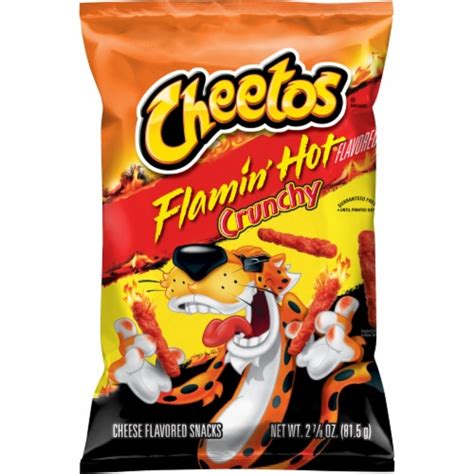 CHEETOS Flamin Hot Cheese Flavored Snacks Oz Frys Food Stores