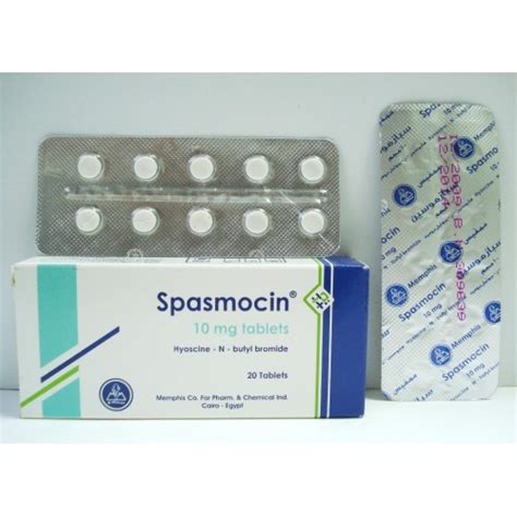 Spasmocin 10mg Tablets Rosheta Kuwait