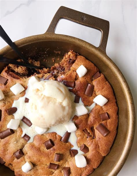 S Mores Skillet Cookie Paleo Dairy Free Gluten Free The Dish On Healthy