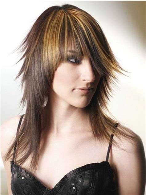 Medium Long Choppy Hairstyles Long Womens Hairstyles Choppy Layered