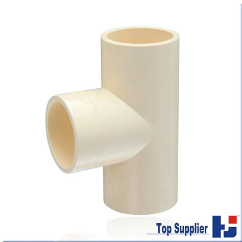 Hot And Cold Water Plastic Fitting CPVC Tee ASTM D2846 Standard Plastic CPVC Pressure Connector