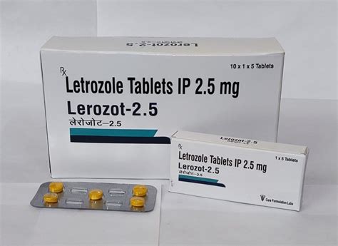 Lerozot Letrozole Tablets USP 2 5mg Packaging Type Blister At Rs 164