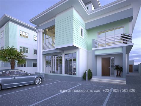 2 3 Bedroom Block Of Flats Ref 5012 Nigerian House Plans
