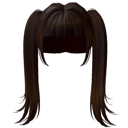 High Anime Pigtail Brown Roblox