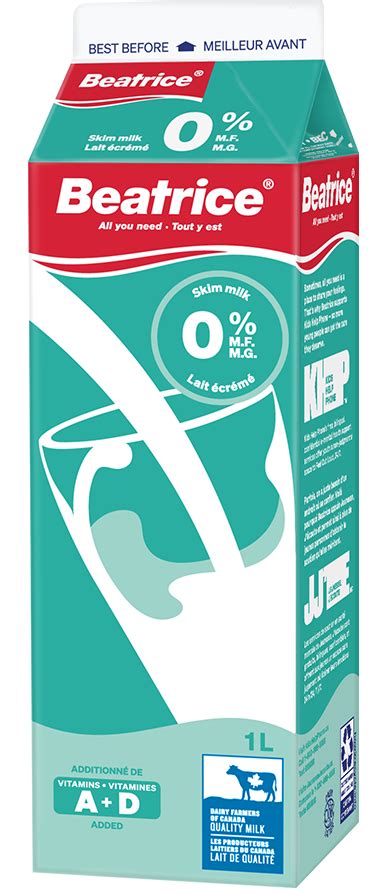 Beatrice Ontario Skim Milk 1l